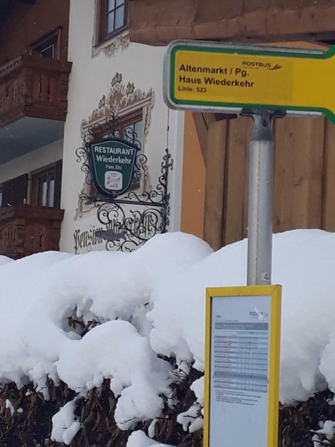 Privatzimmervermietung Wiederkehr Altenmarkt im Pongau Kültér fotó